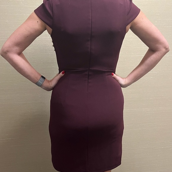 Express Burgundy Dress - Picture 6 of 7